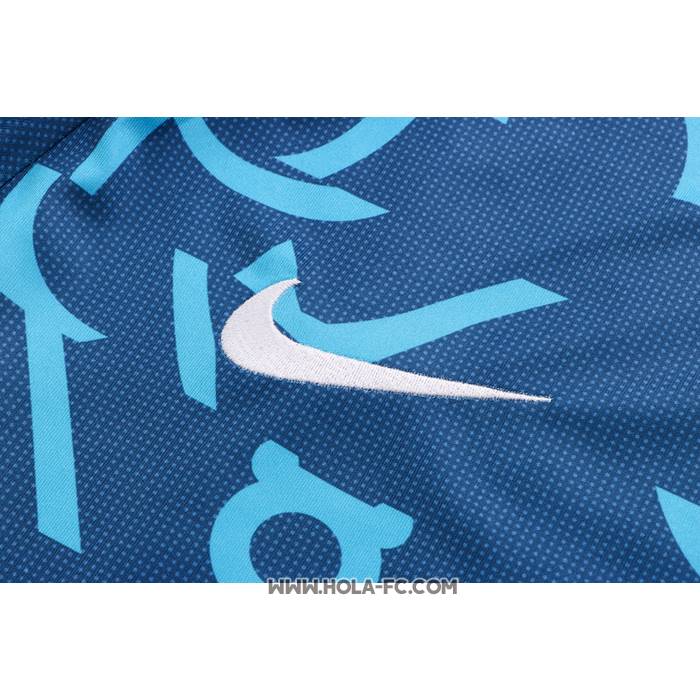 Chandal del Chelsea 2022-2023 Manga Corta Azul - Pantalon Corto